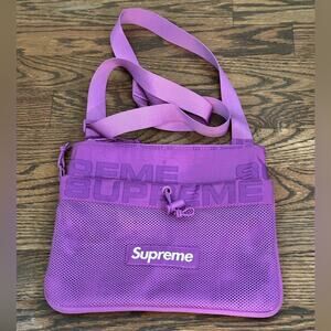 Supreme - Side Bag - Purple - Crossbody - Expandable